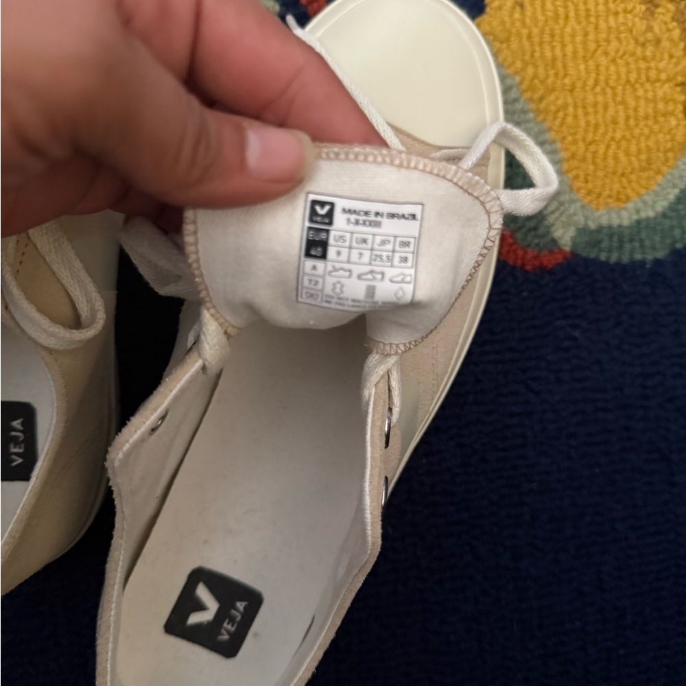 Veja Wata II Low Suede Sneakers in Almond Pierre - Picture 7 of 7